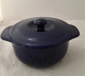 Chantal INDIGO BLUE Covered Baking Casserole Dish 1.25 qt. w Handles - Picture 1 of 5