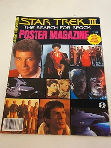 ❤️ STAR TREK III The Search for Spock Official POSTER Magazine 1984 *G ❤️ - Picture 1 of 6