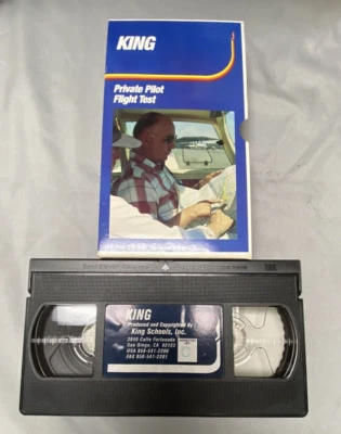 King Schools~Private Pilot Flight Test VHS Rare Find~Tested - Image 1 of 4