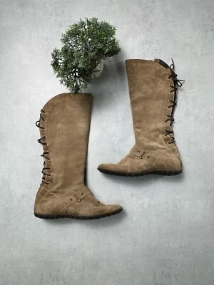 Bota de mujer vintage Y2K Geox Racing Avant Garde beige talla 40 EE. UU. 10  Foto 1 de 4