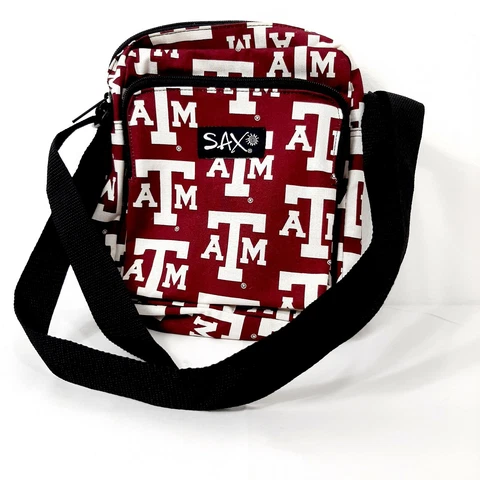Sax Collegiate Collection Texas A&M University crossbody purse Cover
