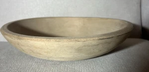 Antike Vintage primitive Munising Bauernhaus Brot Holz Schüssel 9x8,5" mit Patina - Bild 1 von 14