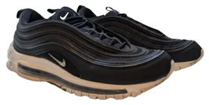 Nike Air Max 97 Retro Running Shoes Black White US Men's Size 8 (921826 001) - Picture 1 of 12