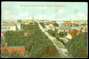 RESIDENTIAL BRANDON, MANITOBA POSTCARD - Bild 1 von 1