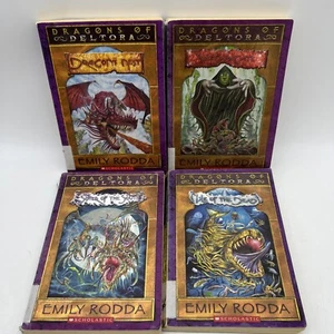 Dragons of Deltora Lot of 4 Emily Rodda #1-4 Paperback Scholastic YA - Picture 1 of 11