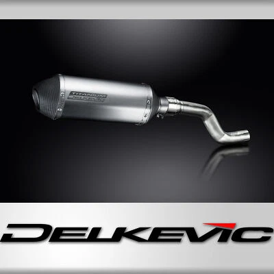 Kit de silenciador de escape Yamaha XT500 TT500 1977-1989 deslizante 10" X-Oval titânio - Imagem 1 de 4