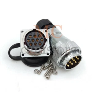 WF28 10Pin Waterproof Connector IP65 wielded Electrical Aviation Bulkhead Plug - Picture 1 of 6
