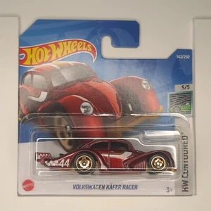 Hot Wheels Mattel 2022 Volkswagen Kafer Racer 142/250 HW Contoured 5/5 - Foto 1 di 1