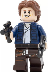 LEGO Star Wars Han Solo Minifigure Dark Blue Jacket 75192 75243 Cloud City