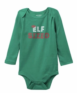 Baby Infant Newborn Christmas Elf Jumper Jumpsuit  One Piece Shirt 3-6m - Picture 1 of 2