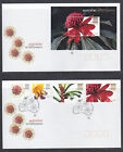 Fdcs: 2006 Australian Wildflowers Set And M/S  2  Covers At Less Than Cost.