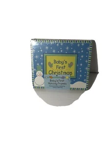 New Seasons Baby's First Christmas/Winter Photo/Picture Frame Snowman - Picture 1 of 8