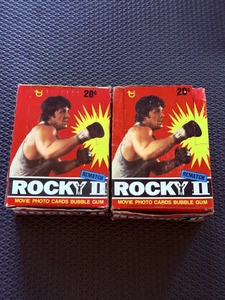 1979 Topps Rocky II Unopened Wax Pack Box 36ct-2 Boxes - Picture 1 of 13