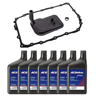 Kit de filtro de servicio de transmisión OEM ACDelco GM 6L80 para camionetas Chevrolet GMC SUV Foto 1 de 4