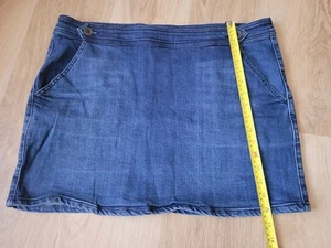 White Stuff Size 16 Strechy Mini Denim Skirt - Picture 1 of 5