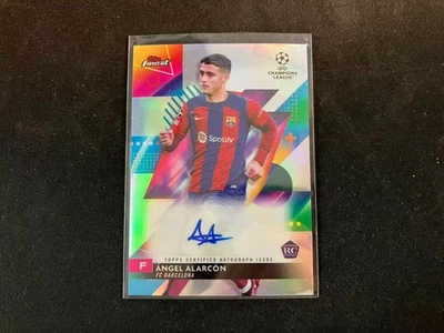 2023-24 Topps Finest UEFA Club Competition Autograph #A-AA Ángel Alarcón RC - Image 1 of 2