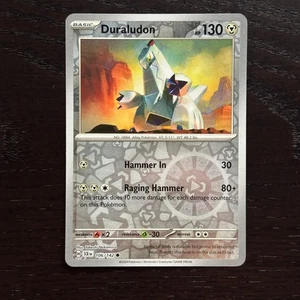 Duraludon 106/142 Pokemon Stellar Crown SV07 Reverse Holo Common Card NM - Picture 1 of 2