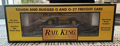 MTH RailKing Electric Trains 30-7614 Construction Flat Car With Dump Truck B30 - Image 1 of 4