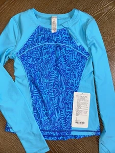 Ivivva by Lululemon Wave Rider Long Sleeve Tee Rash Guard Girls 10-New - swim - Picture 1 of 7