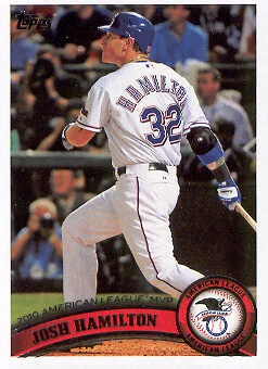 2011 Topps #29 Josh Hamilton - NM - Image 1 of 2