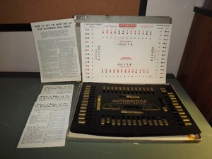 Vintage Autobridge Solitaire Bridge Game No DA with Advanced Course - all There - Picture 1 of 8