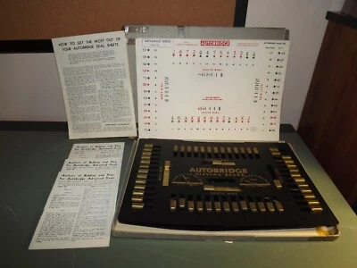 Vintage Autobridge Solitaire Bridge Game No DA with Advanced Course - all There - Image 1 of 4