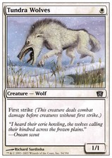 1x Tundra Wolves - Foil MTG 8th Edition NM Magic Foil