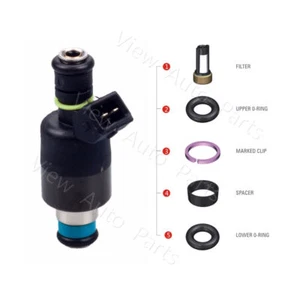 Juego de 8 sellos de reparación de inyector de combustible para Chevrolet/GMC C/K 2500/3500 83211150 - Imagen 1 de 9