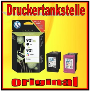 Original HP 901XL bk HP 901 color CC654 CC656 Officejet 4500 J4524 J4525 J4580 - Bild 1 von 5