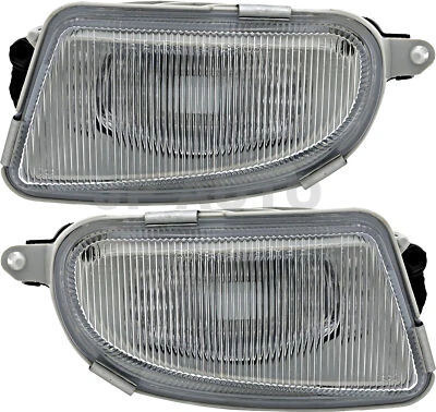 For 1994-2000 Mercedes Benz C Class E Class SLK CLK Fog Light Set Pair - Image 1 of 4