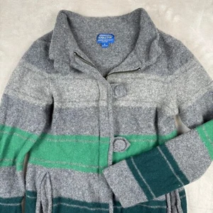 Pendleton Button Up Sweater Striped 100% Lambs Wool Size XS Youth - Picture 1 of 8