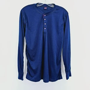 Camisa Patagonia Mujer Capilene Henley M Vintage Azul Rosa Púrpura Manga Raglán - Imagen 1 de 11