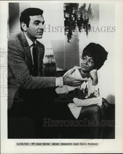 1969 Press Photo Actors Mike Connors and Gail Fisher - hcp45176