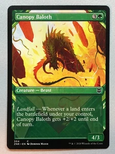 MTG Zendikar Rising Canopy Baloth (Showcase) 304 NM/M - Bild 1 von 1