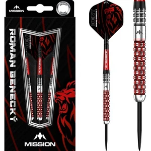 Mission | Roman Benecky | Steel Tip Darts Set | 22g or 24g & Flight Option - Picture 1 of 8