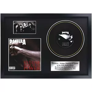 Pantera - Vulgar Display of Power / LP / Souvenir in black frame / Heavy Metal - Picture 1 of 15
