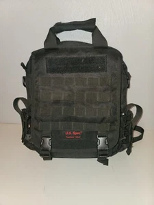 US SPEC Tactical Gear Black Laptop Computer Carrying Case Backpack Shoulder Bag  - Picture 1 of 10