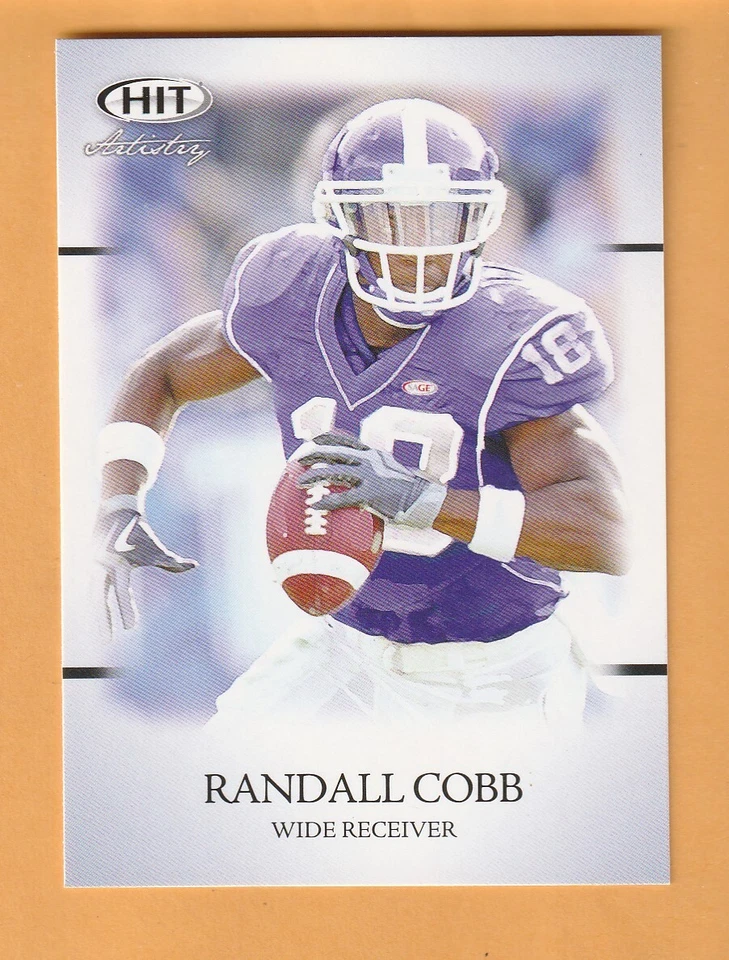 Randall Cobb Kentucky Wildcats 2011 SAGE HIT #51 RC Alcoa Tennessee 8C - Image 1 of 2