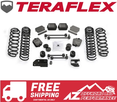 TeraFlex 3.5" Coil Spring Base Lift Kit For 2018-2025 Jeep Wrangler JLU 4 Door - Image 1 of 3
