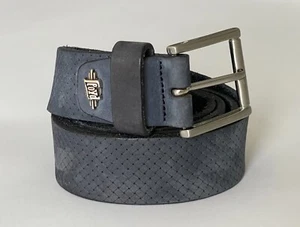Lloyd Men’s Belts Leder Gürtel Reptil-Optik graublau Gr. 95 Nubuk - Bild 1 von 8