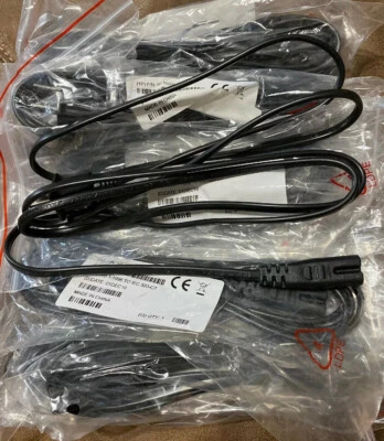 10- 2 Prong 6’ 2Pin AC Power Cord Cable Charge Adapter PC Laptop PS2 PS3 Slim ✌️ - Image 1 of 3