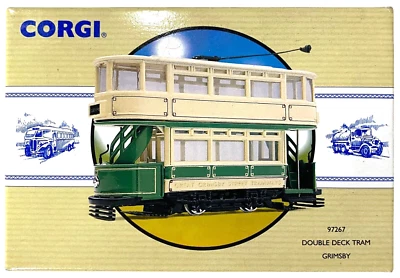 Corgi Diecast Double Deck Grimsby Tram #97267 Vtg 1993 NEW Decker Trolley Car - Image 1 of 4
