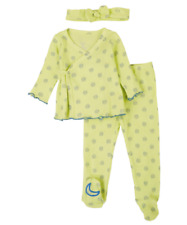 LEO & LUNA Baby Girls 3 Pc Organic Cotton Waffle Knit Pants Set (2 Sizes) NWT