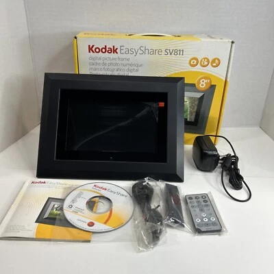 Kodak EasyShare SV811 8" Digital Picture Frame - Image 1 of 4