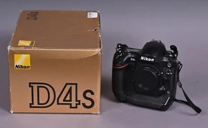 Nikon D4s camera body, 84884 Shutter Count, Inc. body cap, box, manuals, charger - Picture 1 of 5