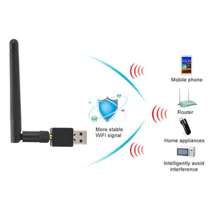 Zapo W88 Wireless Network Card Portable Wifi Receiver 150M Rt5370N Usb For Set - Picture 1 of 19