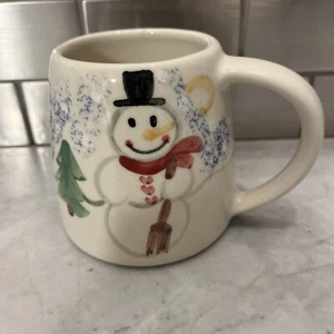 Shannon & Daughters USA SNOWMAN MUG handmade - Picture 1 of 11