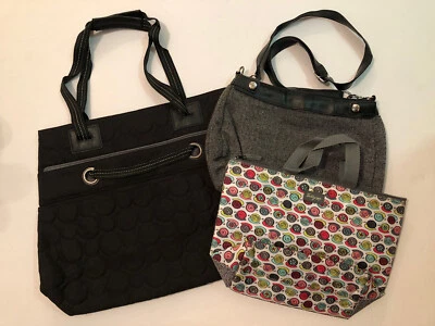 Lote de 3 bolsas Thirty One Totes bolsa acolchada para almuerzo alfombra - ¡Bonito!! Foto 1 de 4