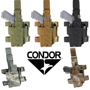 Condor Tornado Adjustable Tactical Drop Leg Holster Thigh Rig w/ Mag Pouch TTLH - Picture 1 of 8