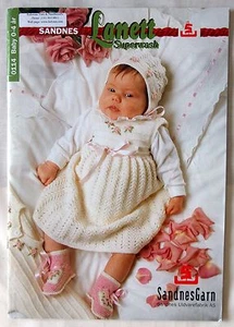* Sandnes Lanett LIBRO DE TEJIDO NÓRDICO # 0114 BEBÉ 0-4 años SandnesGarn - Imagen 1 de 10